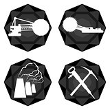 Badges coal industry-1