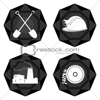 Badges coal industry-2