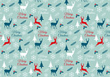 Seamless Christmas pattern, vector