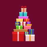 Stack of Christmas Boxes 