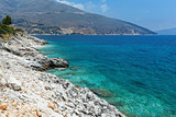 Summer sea coast landscape  (Greece)