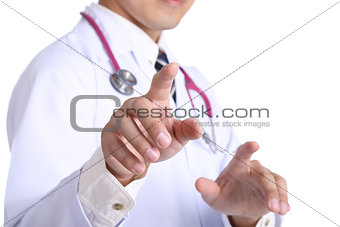 Medical doctor checking your healthy concept 