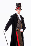 Magician with High Hat, Long Coat and Clock Parts Details