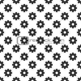 Seamless background with gears.