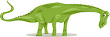 diplodocus dinosaur cartoon illustration