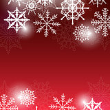 Christmas vector background with snowflakes
