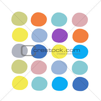 Abstract circles pattern  for your design