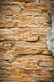 Close up Rock wall wtih background