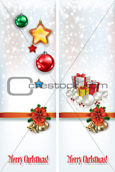 abstract celebration greetings with Christmas illustrative eleme