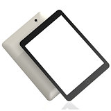 Blank slanted tablet 