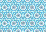 Ornamental frosty or floral background. Seamless pattern for your design wallpapers, pattern fills, web page backgrounds, surface textures.