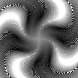 Design monochrome trellis twirl background