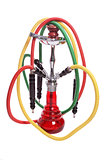 Classic hookah with colored hoses