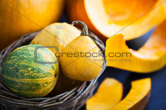 Fresh pumpkins