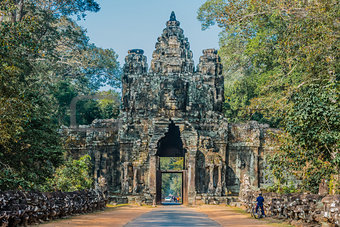 east gate Angkor Thom Cambodia