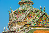 chedi rooftop detail grand palace bangkok Thailand