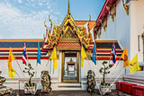 temple interior Wat Pho temple bangkok Thailand