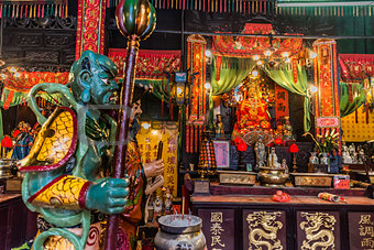 shrine Tin Hau Temple Tsim Sha Tsui Kowloon Hong Kong 