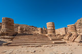 roman temple in Nabatean city of  Petra Jordan