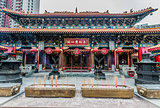 incense offerings Sik Sik Yuen Wong Tai Sin Temple Kowloon Hong 