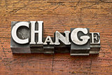 change word in metal type 