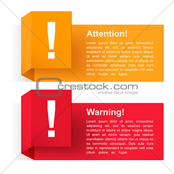 Attention and Warning Banners