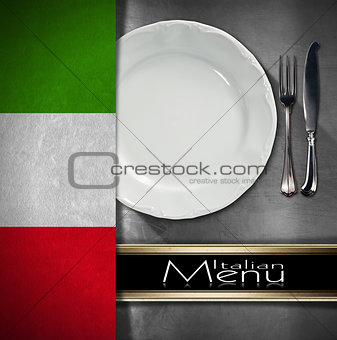 Italian Restaurant Menu Design