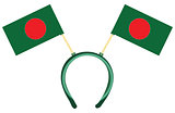 Headdress with flags Bangladesh