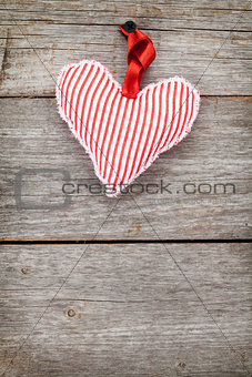 Red Valentine's day heart toy