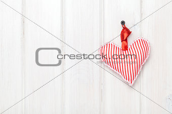 Valentines day toy heart hanging