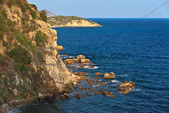 coast on Elba Island 