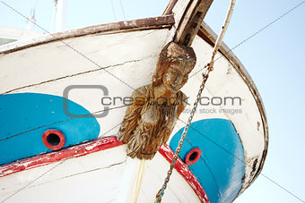 Old Figurehead on Sailing Ships. 
