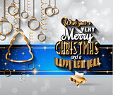  New Year and Happy Christmas background