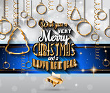  New Year and Happy Christmas background