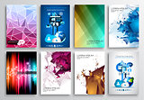 Set of Flyer Design, Web Templates. Brochure Designs