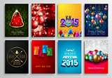 2015 New Year and Happy Christmas background