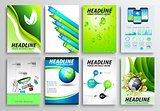 Set of Flyer Design, Infographic layout. Brochure Designs