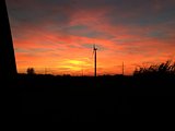 Wind Turbine in the sunset