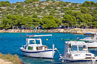 Idyllic tourist destination beach in Croatia
