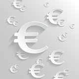 Abstract Background with Euro  Symbol.