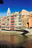 old town of Girona, Spain