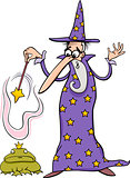 wizard fantasy cartoon illustration