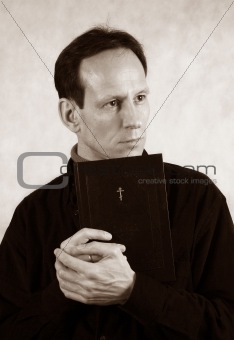 Man with bible