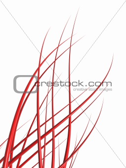 abstract red lines