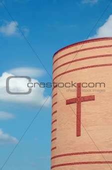Church Against a Blue Sky