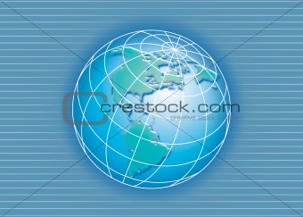 globe technology background