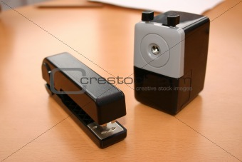sharpener and stapler