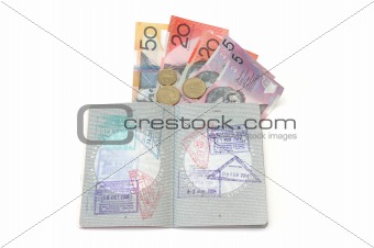 Passport and currency