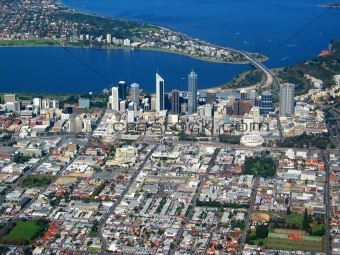 Perth City Aerial View 4