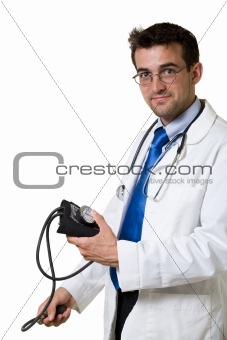 Young man doctor